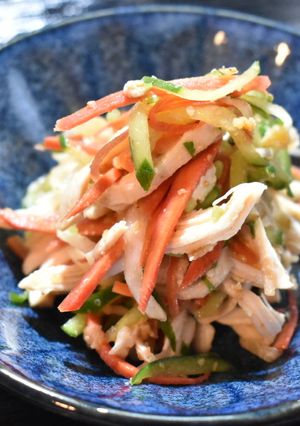 鶏と根菜の和え物・調味料3つだけ-レシピのメイン写真