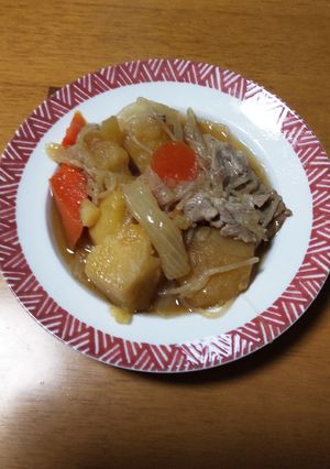 電気圧力鍋で2人分すき焼きのたれ肉じゃが-レシピのメイン写真