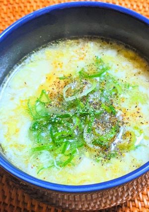 ふんわり卵の豆富スープ-レシピのメイン写真