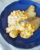鱈の唐揚げ☆たっぷり牛乳コーンあんかけ