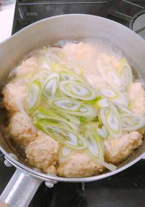 お豆腐で。ふんわり鶏団子♪-レシピのメイン写真