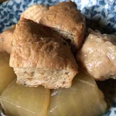 รูปของ 大根がんも鶏団子 煮物 (覚書)