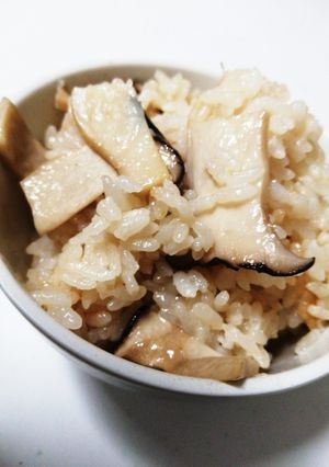 切り餅入りエリンギのおこわ-レシピのメイン写真