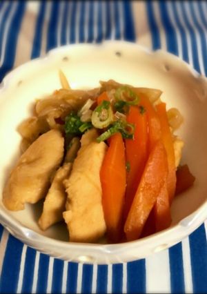 鶏ささみと野菜の煮物-レシピのメイン写真