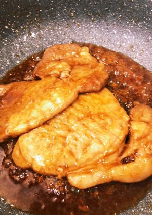 簡単トンテキ　お弁当に〇-レシピのメイン写真