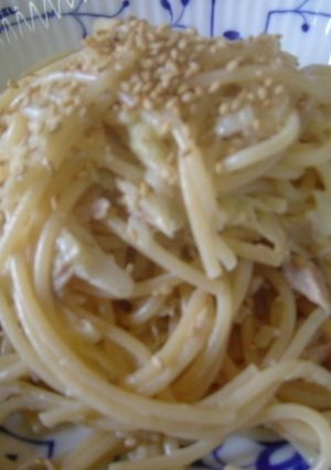 ウチの定番☆キャベツとツナのマヨパスタ-レシピのメイン写真