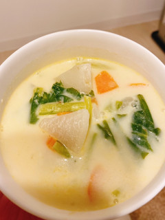 豆乳でみそクリームスープ☆-レシピのメイン写真