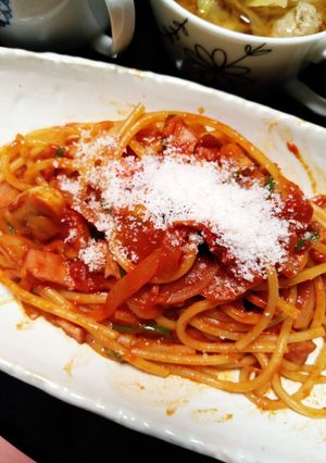 懐かしナポリタン-レシピのメイン写真