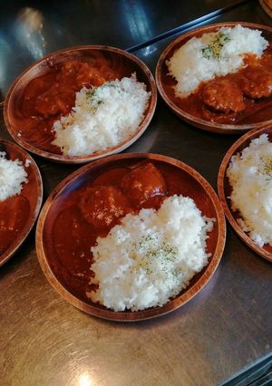 煮込みハンバーグ～みんなのあそびば～-レシピのメイン写真