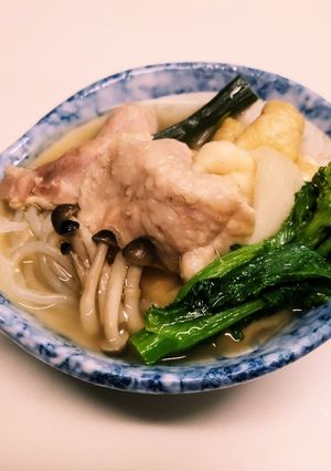 巾着餅入り♪和風サムゲタン鍋☆(^-^)-レシピのメイン写真