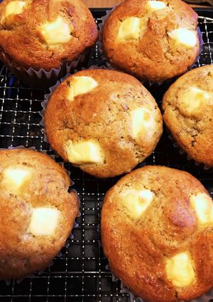 HM使用　バナナクリームチーズマフィン-レシピのメイン写真