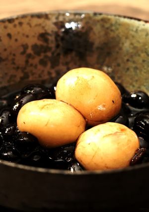 余った黒豆をリメイク！ 白玉ぜんざい-レシピのメイン写真