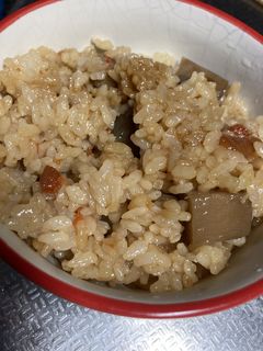 筑前煮で簡単炊き込みご飯風( ^ω^ )-レシピのメイン写真