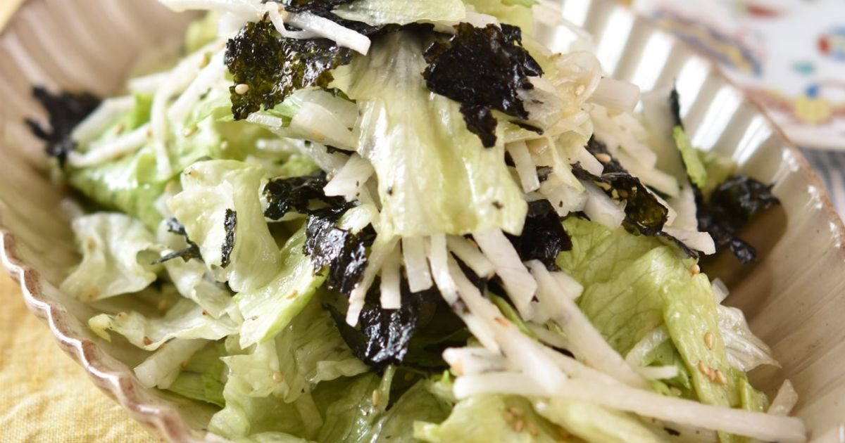 大根とレタスのチョレギサラダ by 鈴木美鈴 【クックパッド】 簡単