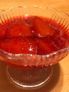 日本酒で☆苺のコンポート-レシピのメイン写真