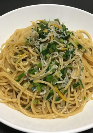 しらすとネギの和風ゆずパスタ-レシピのメイン写真