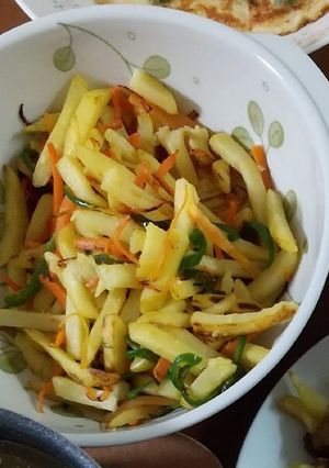 冷凍ポテトフライ活用レシピ②野菜炒め-レシピのメイン写真