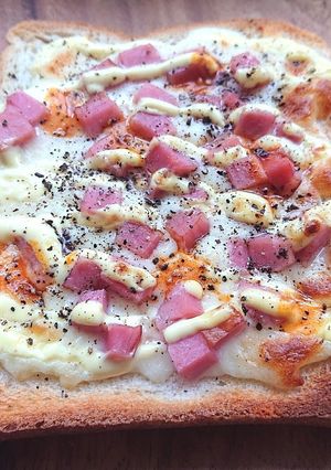 ベーコンととろけるチーズでトースト食パン-レシピのメイン写真