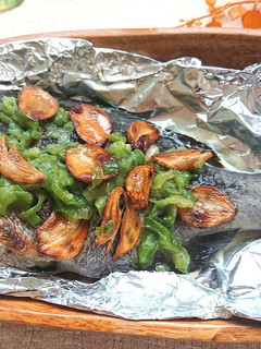 焼きメジナにねぎ塩ガーリックのせ-レシピのメイン写真