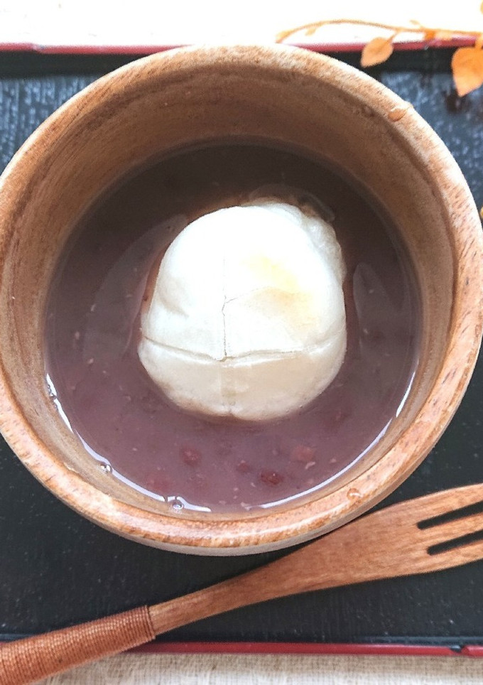 ５分で簡単ほっとひといき♪餅入りぜんざい-レシピのメイン写真
