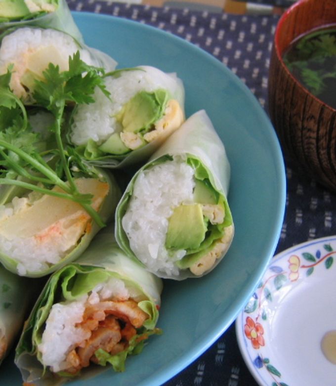 生春巻きde手巻き寿司 by PearlPearl 【クックパッド】 簡単おいしい