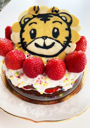 しまじろうのキャラケーキ チョコプレート-レシピのメイン写真