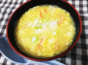 【簡単】カニカマ入中華かき卵コーンスープ-レシピのメイン写真