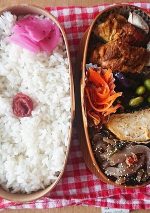 お弁当★茄子と枝豆南蛮ネギダレ★作り置き-レシピのメイン写真
