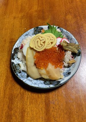 おせちの残りで豪華ちらし寿司-レシピのメイン写真