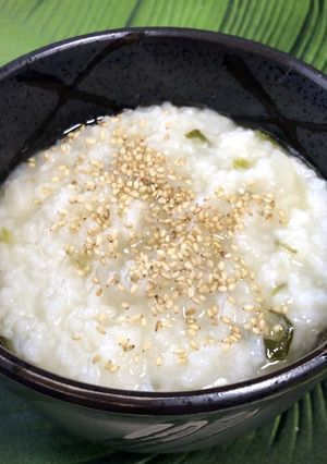 炊飯器で餅入り七草粥-レシピのメイン写真