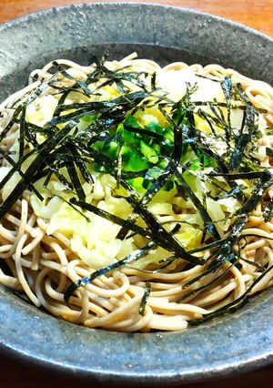 ザワークラウトアレンジ　ざる蕎麦　-レシピのメイン写真