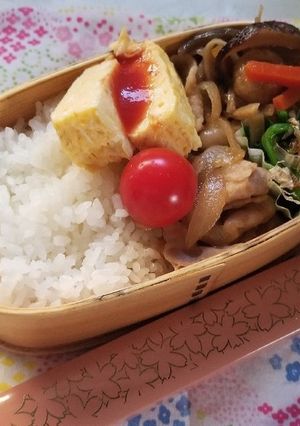 生姜焼き弁当(1.7)-レシピのメイン写真