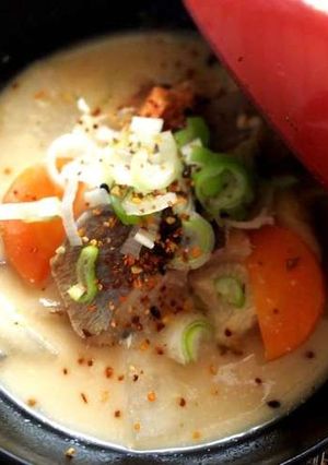 鰊と冬野菜の粕汁-レシピのメイン写真