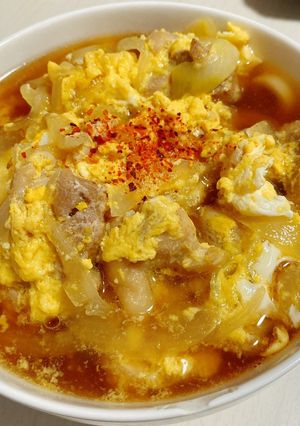 ガッツリだけど優しい☆簡単親子うどん-レシピのメイン写真