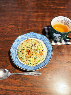 竹輪とわさび菜で塩昆布チャーハン-レシピのメイン写真