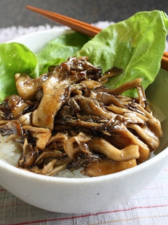 コックリ香る~♪舞茸の蒲焼丼★-レシピのメイン写真