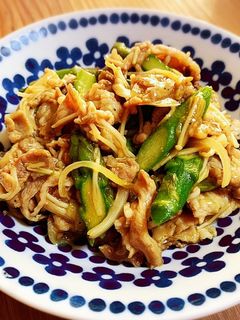 豚肉とアスパラのオイスター炒め-レシピのメイン写真