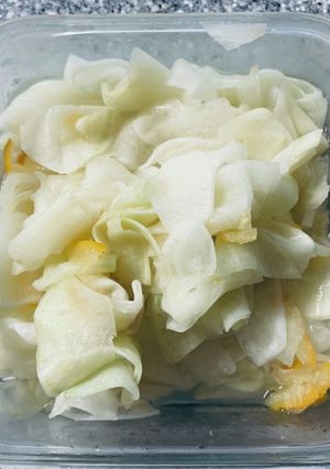 韓国ゆず茶使用・簡単大根漬け-レシピのメイン写真