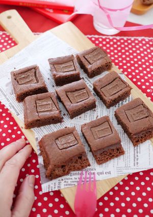 型不要！ダブルチョコのブラウニー-レシピのメイン写真