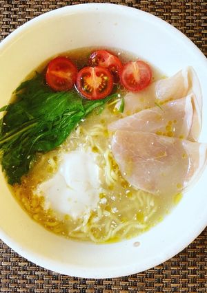超簡単♪塩ラーメンdeイタリアン☆-レシピのメイン写真