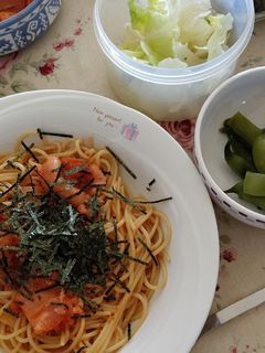 和風スパゲッティ(たらこ・明太子)-レシピのメイン写真