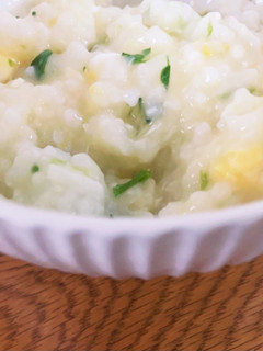 炊飯器で簡単、中華風七草粥!-レシピのメイン写真
