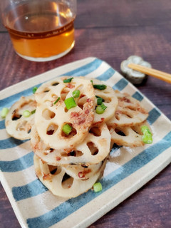 無限れんこん!れんこんのみそバターおかか-レシピのメイン写真