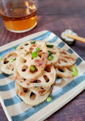 無限れんこん！れんこんのみそバターおかか-レシピのメイン写真