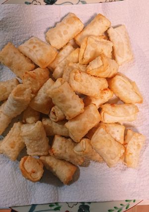怠け者のチーズ巻き揚げ餃子だよ-レシピのメイン写真
