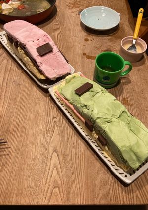 新幹線こまちはやぶさ連結アイスケーキ-レシピのメイン写真