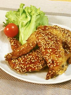 手羽先のごま甘辛煮-レシピのメイン写真