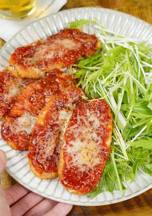 材料2つ♡ハッシュPTのチーズヤンニョム-レシピのメイン写真