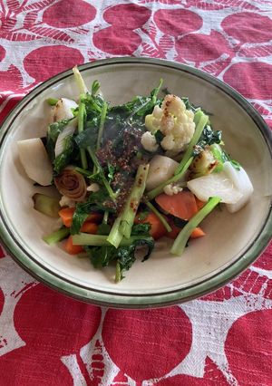 冬野菜のホットサラダ-レシピのメイン写真