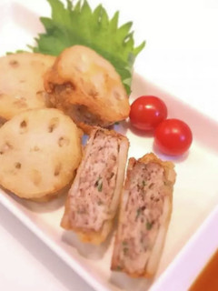 蓮根のはさみ揚げ-レシピのメイン写真